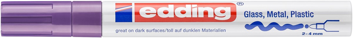 edding 750 creative Glanzlack-Marker violett, Rundspitze 2-4 mm (Art.-Nr.: 4-750-9-008)