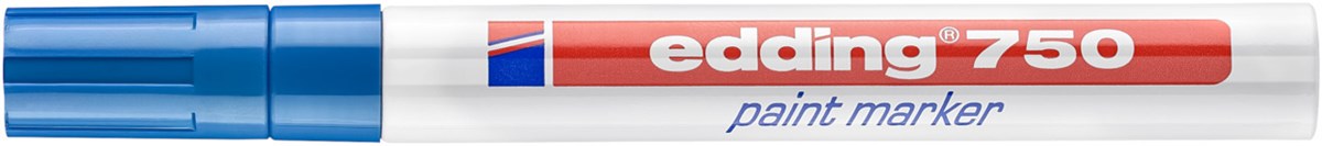 edding 750 Lackmarker blau, Rundspitze 2-4 mm (Art.-Nr.: 4-750003)