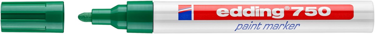 edding 750 Lackmarker grün, Rundspitze 2-4 mm (Art.-Nr.: 4-750004)