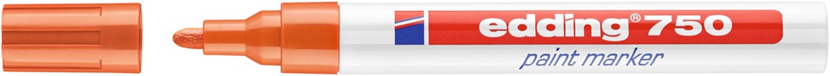 edding 750 Lackmarker orange, Rundspitze 2-4 mm (Art.-Nr.: 4-750006)