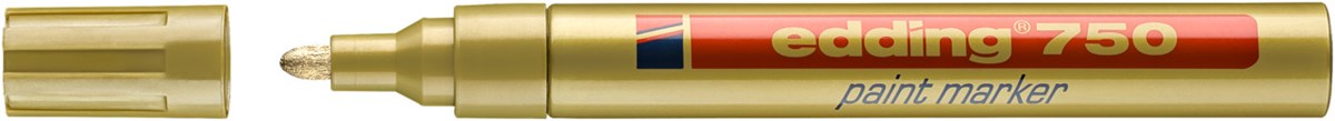edding 750 Lackmarker gold, Rundspitze 2-4 mm (Art.-Nr.: 4-750053)