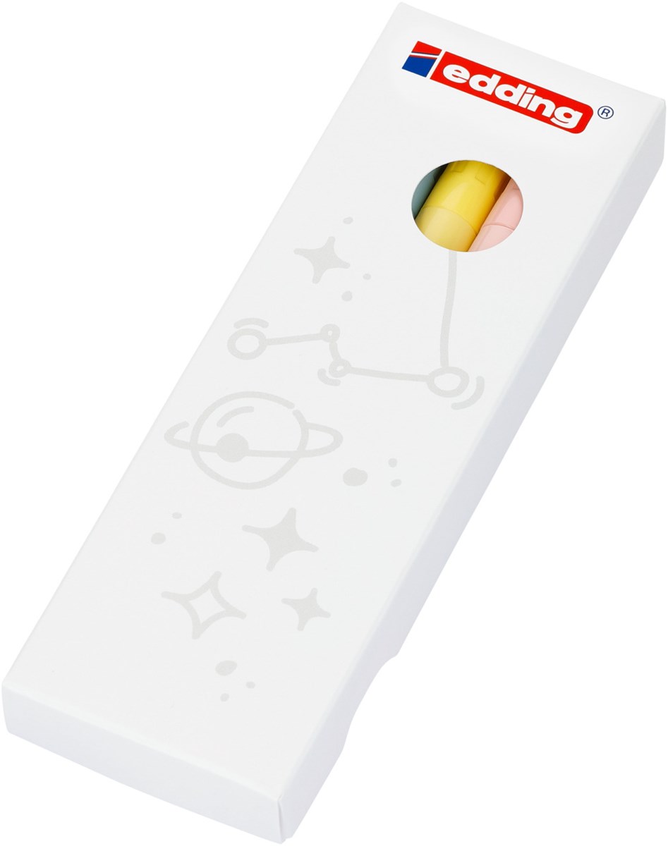 edding 751 creative Glanzlack-Marker 3er Set pastell, Rundspitze 1-2 mm (Art.-Nr.: 4-751-3-099)