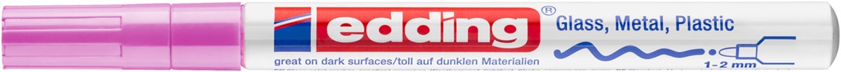 edding 751 creative Glanzlack-Marker rosa, Rundspitze 1-2 mm (Art.-Nr.: 4-751-9-009)