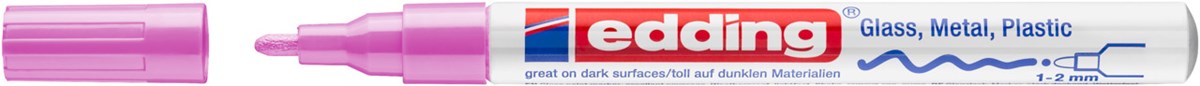 edding 751 creative Glanzlack-Marker rosa, Rundspitze 1-2 mm (Art.-Nr.: 4-751-9-009)