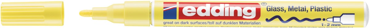 edding 751 creative Glanzlack-Marker pastellgelb, Rundspitze 1-2 mm (Art.-Nr.: 4-751-9-135)
