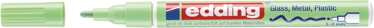 edding 751 creative Glanzlack-Marker pastellgrün, Rundspitze 1-2 mm (Art.-Nr.: 4-751-9-137)
