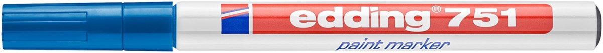 edding 751 Lackmarker blau, Rundspitze 1-2 mm (Art.-Nr.: 4-751003)