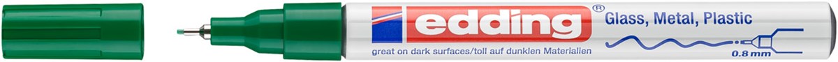 edding 780 creative Glanzlack-Marker grün, Rundspitze 0,8 mm (Art.-Nr.: 4-780-9-004)