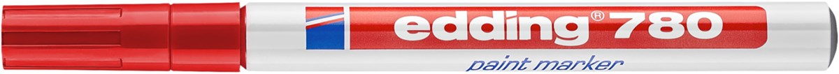 edding 780 Lackmarker rot, Rundspitze 0,8 mm (Art.-Nr.: 4-780002)