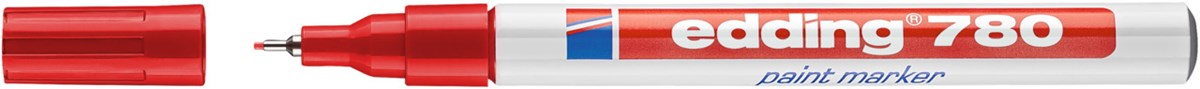 edding 780 Lackmarker rot, Rundspitze 0,8 mm (Art.-Nr.: 4-780002)