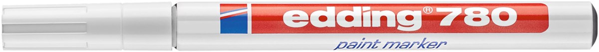 edding 780 Lackmarker weiß, Rundspitze 0,8 mm (Art.-Nr.: 4-780049)