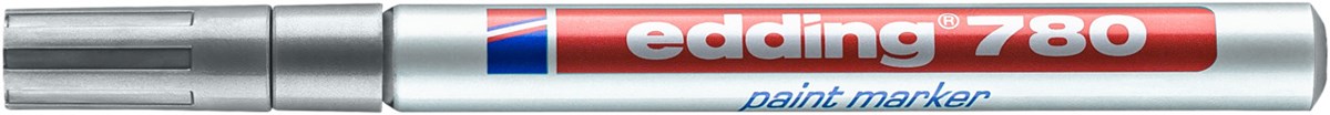 edding 780 Lackmarker silber, Rundspitze 0,8 mm (Art.-Nr.: 4-780054)