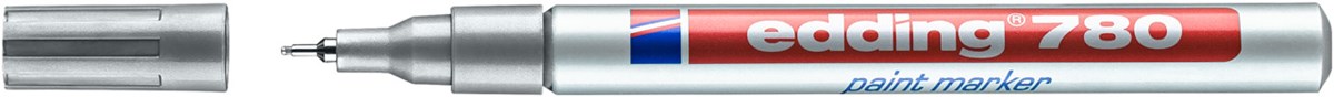 edding 780 Lackmarker silber, Rundspitze 0,8 mm (Art.-Nr.: 4-780054)