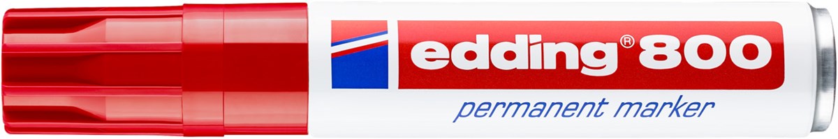 edding 800 Permanentmarker rot, Keilspitze 4-12 mm (Art.-Nr.: 4-800002)
