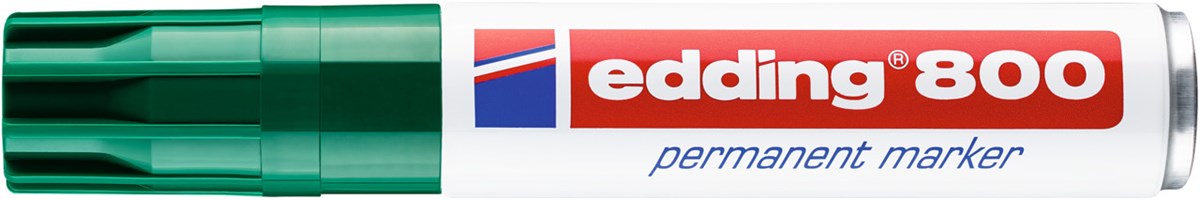 edding 800 Permanentmarker grün, Keilspitze 4-12 mm (Art.-Nr.: 4-800004)
