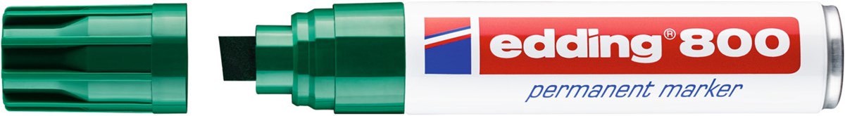 edding 800 Permanentmarker grün, Keilspitze 4-12 mm (Art.-Nr.: 4-800004)
