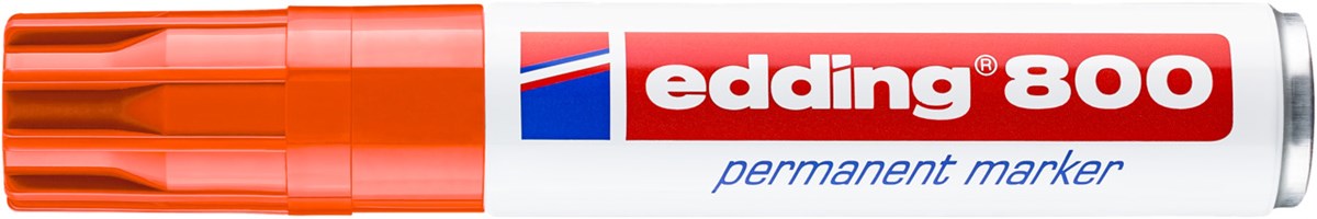 edding 800 Permanentmarker orange, Keilspitze 4-12 mm (Art.-Nr.: 4-800006)
