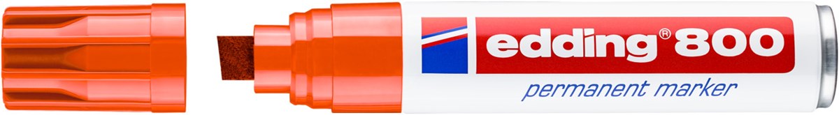 edding 800 Permanentmarker orange, Keilspitze 4-12 mm (Art.-Nr.: 4-800006)