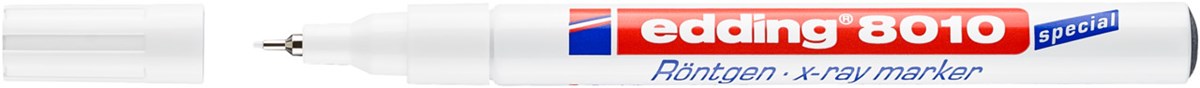 edding 8010 Röntgenmarker weiß, Kunststoffspitze 0,8 mm (Art.-Nr.: 4-8010049)