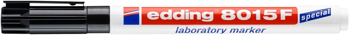 edding 8015 F Labormarker Schwarz, Rundspitze 0,75 mm (Art.-Nr.: 4-8015)