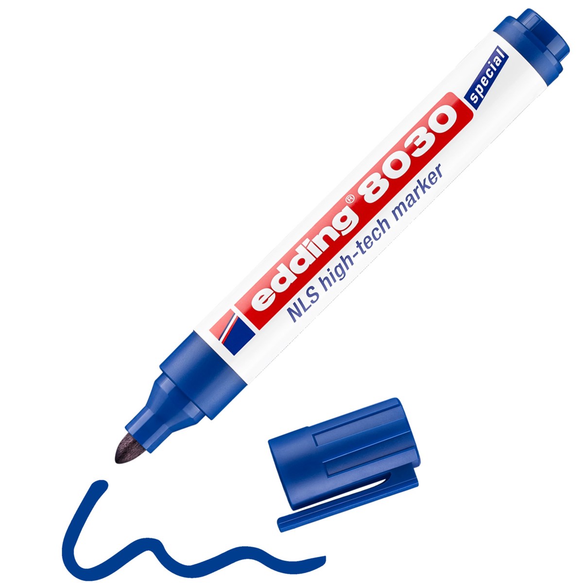 edding 8030 NLS High-Tech Marker blau (violett), Rundspitze 1,5-3 mm (Art.-Nr.: 4-8030003)