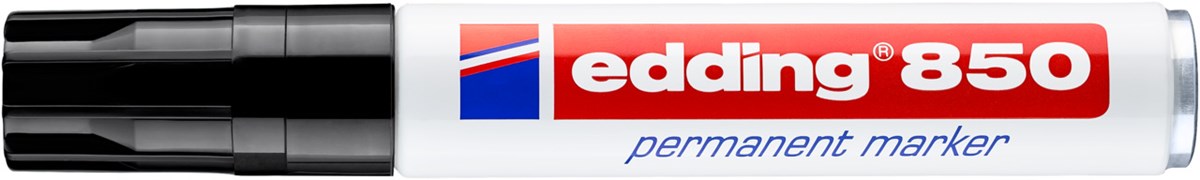 edding 850 Permanentmarker schwarz, Keilspitze 5-15 mm (Art.-Nr.: 4-850001)