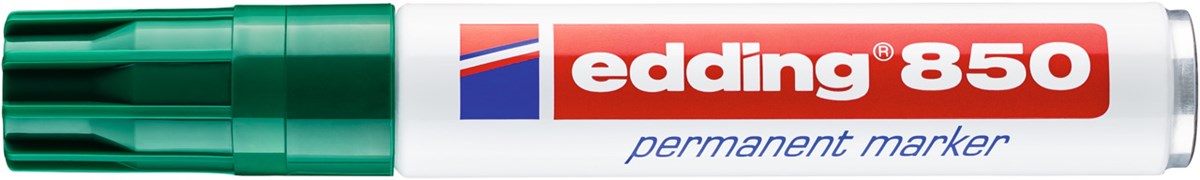 edding 850 Permanentmarker grün, Keilspitze 5-15 mm (Art.-Nr.: 4-850004)