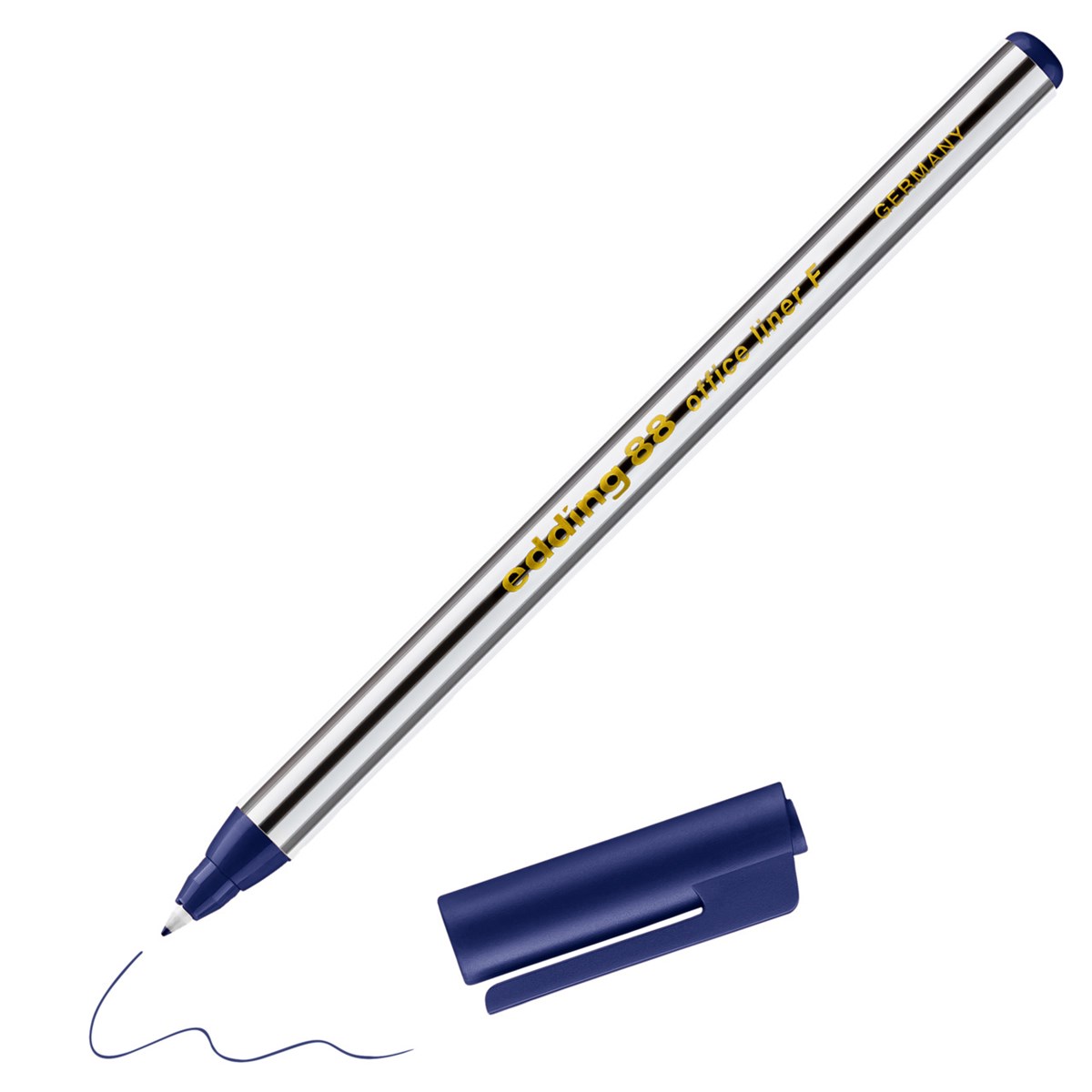 edding 88 F Office Fineliner F blau, Rundspitze 0,6 mm (Art.-Nr.: 4-88003)