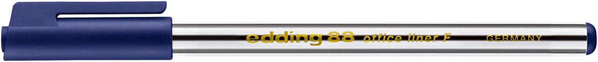 edding 88 F Office Fineliner F blau, Rundspitze 0,6 mm (Art.-Nr.: 4-88003)