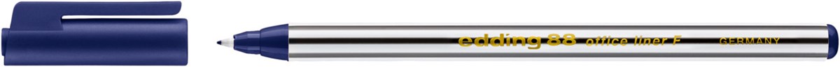 edding 88 F Office Fineliner F blau, Rundspitze 0,6 mm (Art.-Nr.: 4-88003)