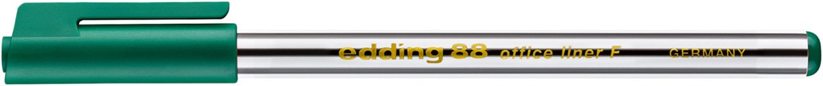 edding 88 F Office Fineliner F grün, Rundspitze 0,6 mm (Art.-Nr.: 4-88004)