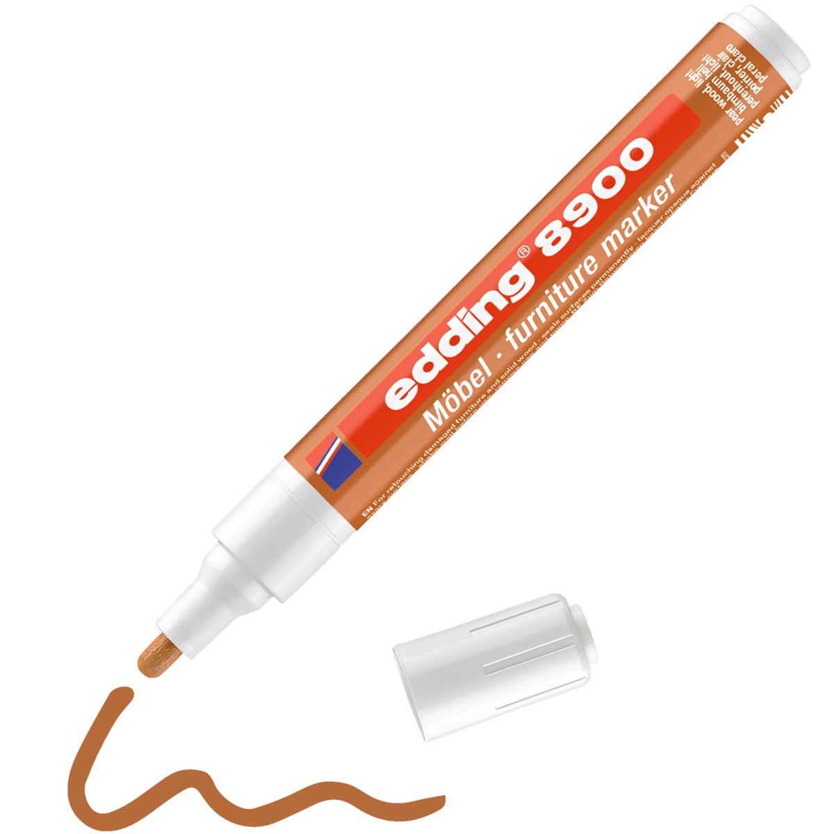edding 8900 Möbelmarker Birnbaum hell, Rundspitze 1,5-2 mm (Art.-Nr.: 4-8900-1-4613)