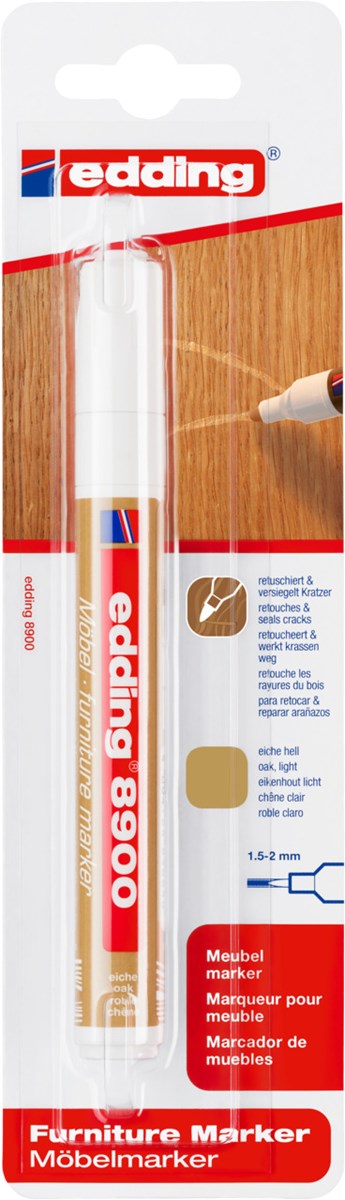 edding 8900 Möbelmarker Eiche hell, Rundspitze 1,5-2 mm (Art.-Nr.: 4-8900-1-4616)