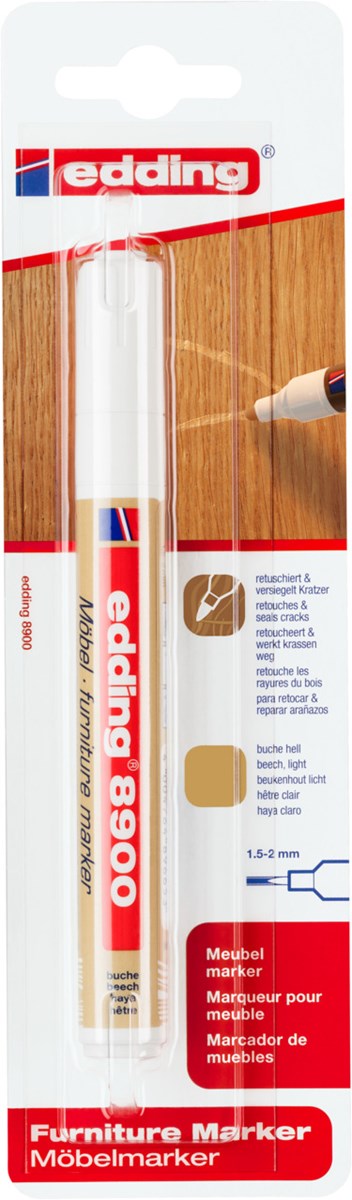 edding 8900 Möbelmarker Buche hell, Rundspitze 1,5-2 mm (Art.-Nr.: 4-8900-1-4617)