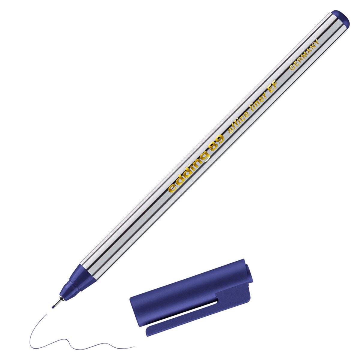 edding 89 EF Office Fineliner EF blau, Kunststoffspitze 0,3 mm (Art.-Nr.: 4-89003)
