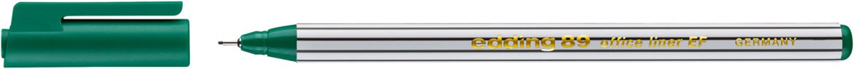 edding 89 EF Office Fineliner EF grün, Kunststoffspitze 0,3 mm (Art.-Nr.: 4-89004)