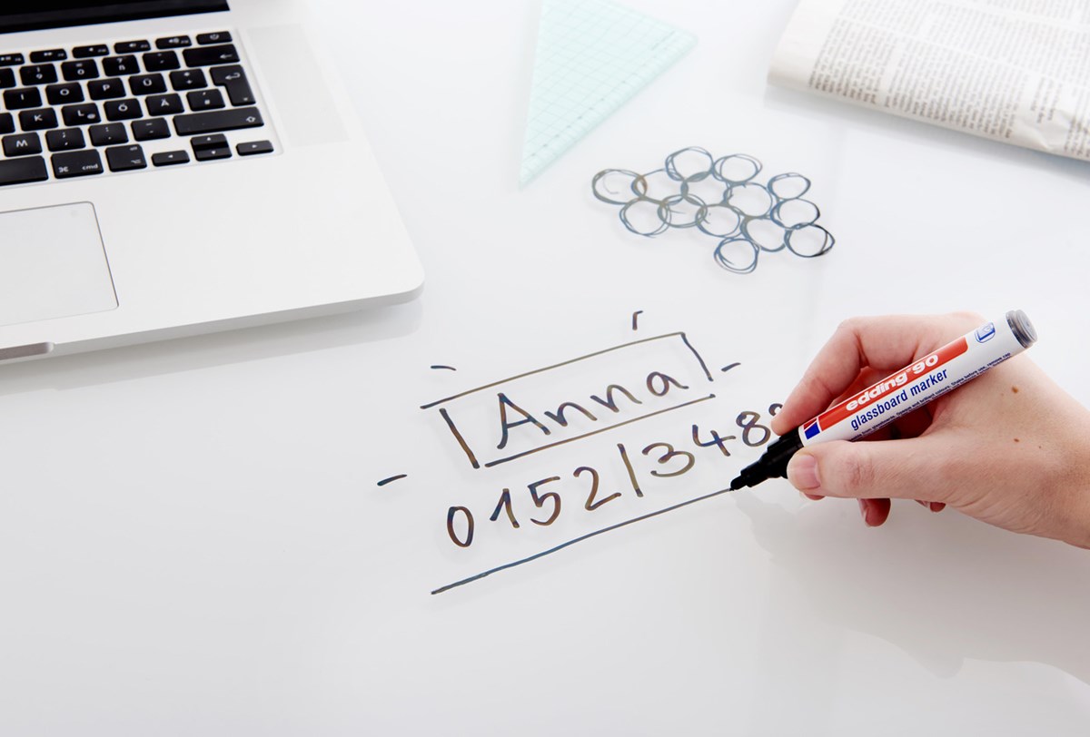 edding 90 Glasboardmarker 10er Set sortiert, Rundspitze 2-3 mm (Art.-Nr.: 4-90999)