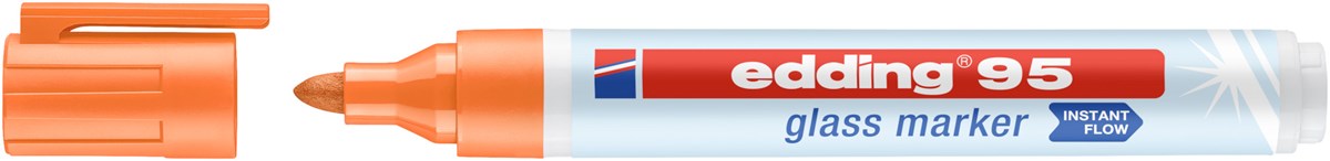 edding 95 Glasmarker orange, Rundspitze 1,5-3mm (Art.-Nr.: 4-95006)