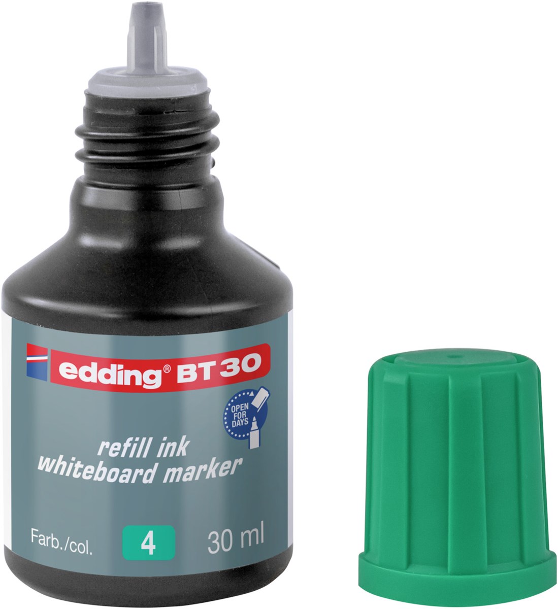 edding BT 30 Nachfülltinte für Whiteboardmarker grün, 30 ml (Art.-Nr.: 4-BT30004)