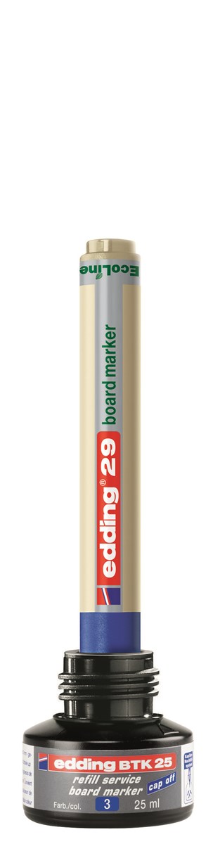 edding BTK 25 Nachfülltinte für Whiteboardmarker schwarz, 25 ml (Art.-Nr.: 4-BTK25001)