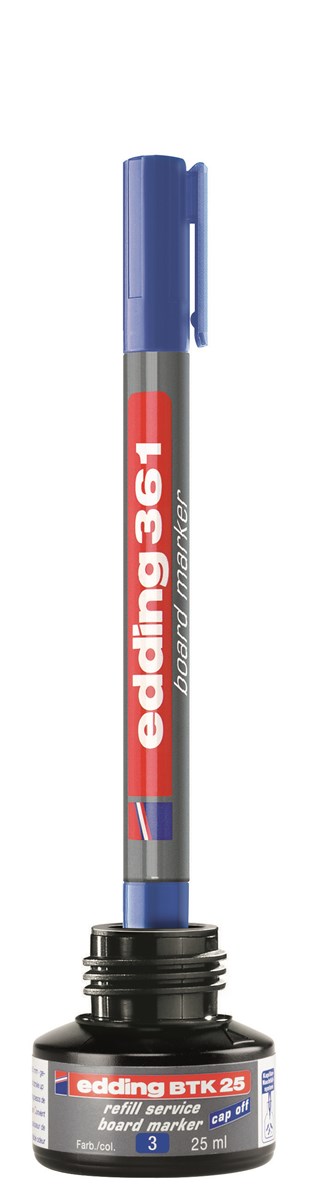 edding BTK 25 Nachfülltinte für Whiteboardmarker rot, 25 ml (Art.-Nr.: 4-BTK25002)