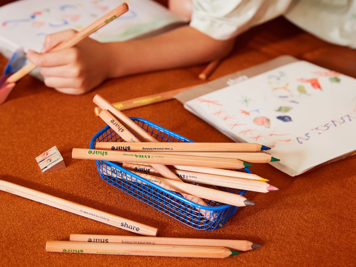 share Buntstift Jumbo 5er-Set (Art.-Nr.: 4-0002-5)