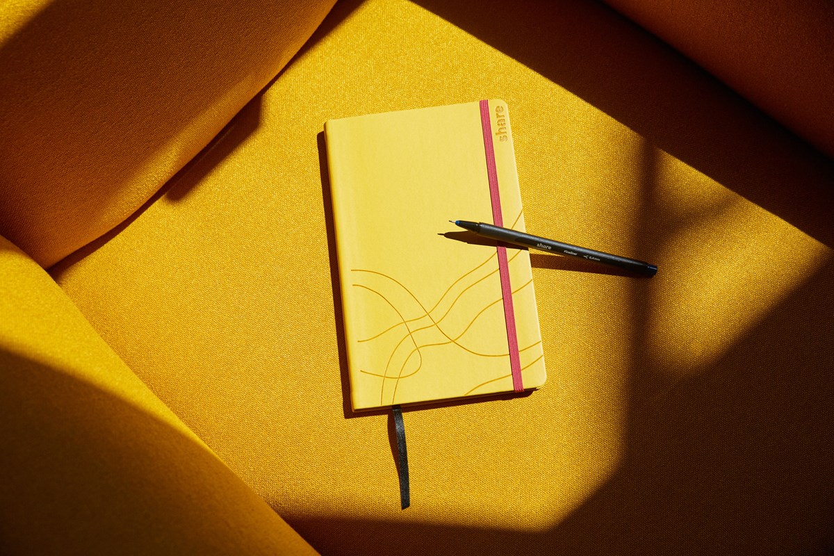 share Notizbuch A5 punktkariert grün (Art.-Nr.: 4-0014004)