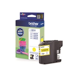 BROTHER LC221Y Tintenpatrone, yellow