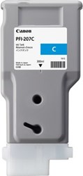 CANON PFI-207C Tintenpatrone, cyan, Standardkapazität