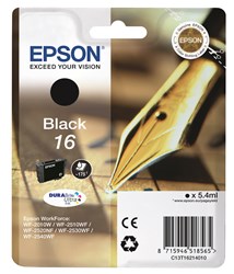 Epson 16 Tintenpatrone schwarz