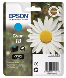 Epson 18 Tintenpatrone cyan