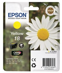 Epson 18 Tintenpatrone gelb