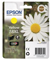 Epson 18XL Tintenpatrone gelb