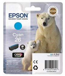 Epson 26 Tintenpatrone cyan